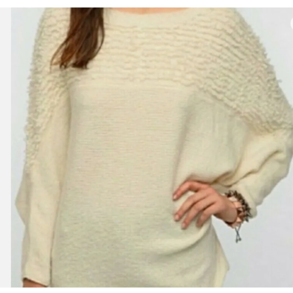 Anthropologie UO Dolman Batwing Textured Sweater Pull Over XSmall XS